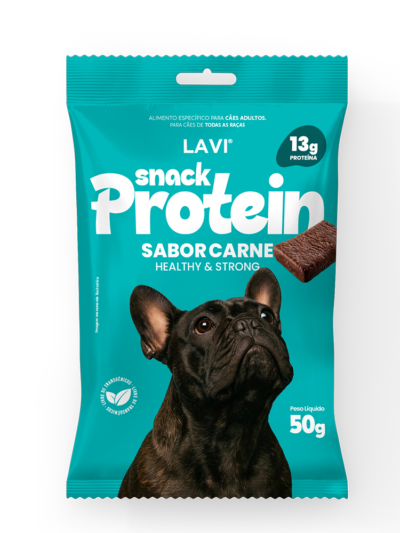 Bifinho Snack Protein 13g de proteína para cães sabor carne