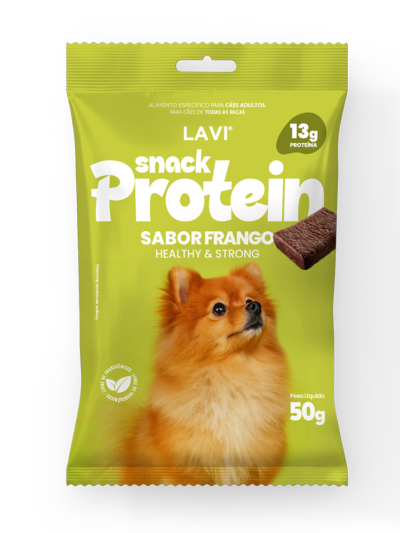 Bifinho Snack Protein 13g de proteína para cães sabor frango