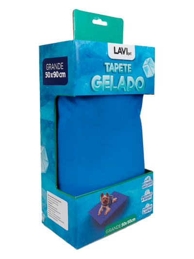 Tapete Gelado Azul para Pets