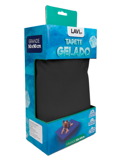 Tapete Gelado Preto para Pets