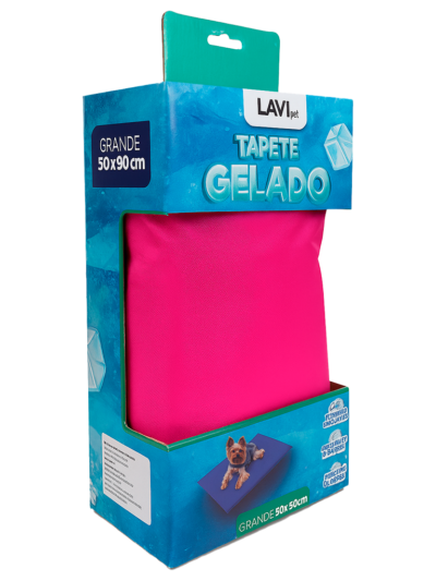 Tapete Gelado Rosa para Pets