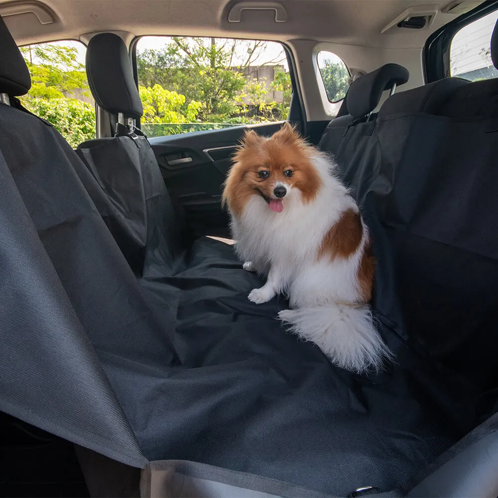 Capa banco traseiro carro para cachorro Pet Protector em uso real